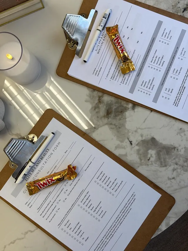 Client consultation & care at Elite Spa & Aesthetics